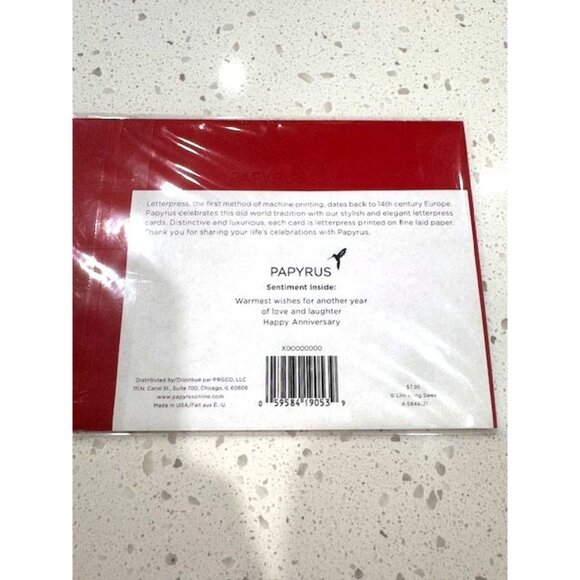 NWT set of 4 Papyrus Anniversary Greeting Cards - Picture 10 of 10